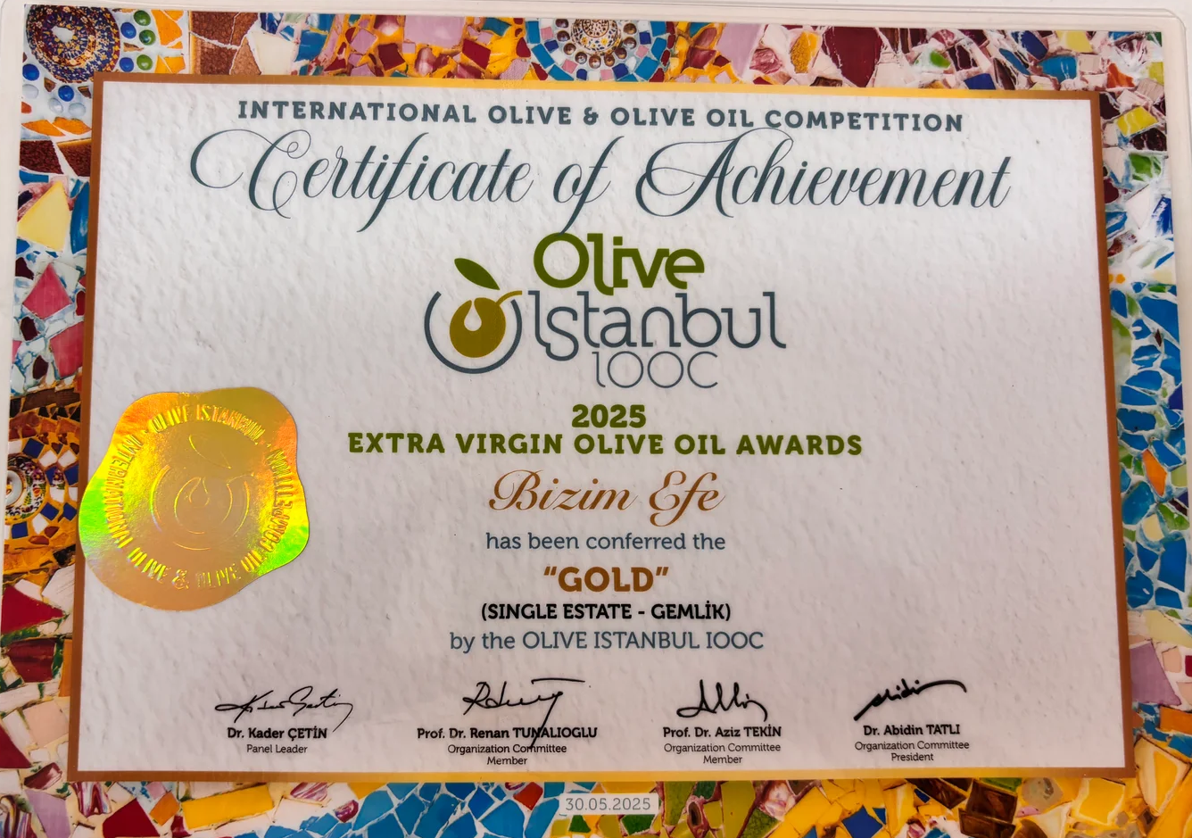 Bizim Efe - Gold Ödülü